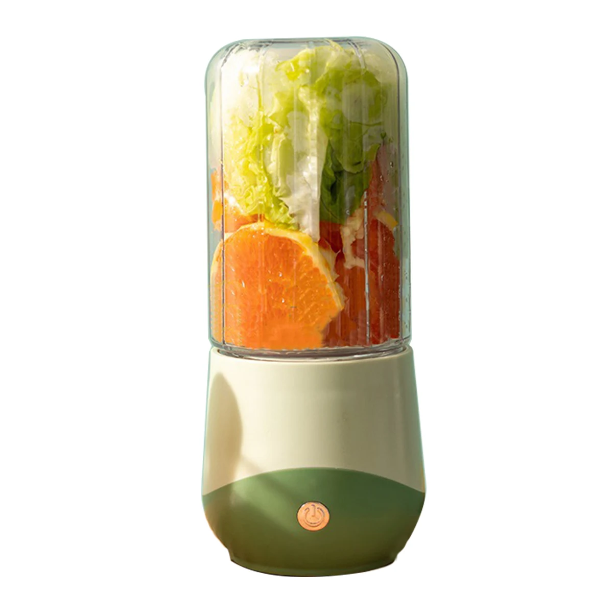 Портативный мини-блендер 500 мл с 4 лезвиями из нержавеющей стали пластиковая