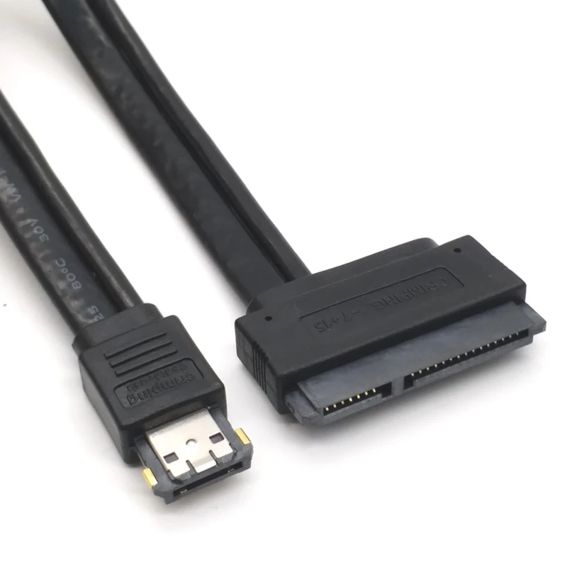 

Кабель-переходник 2-в-1 с 22pin на Esata Usb для жестких дисков 2,5 дюйма