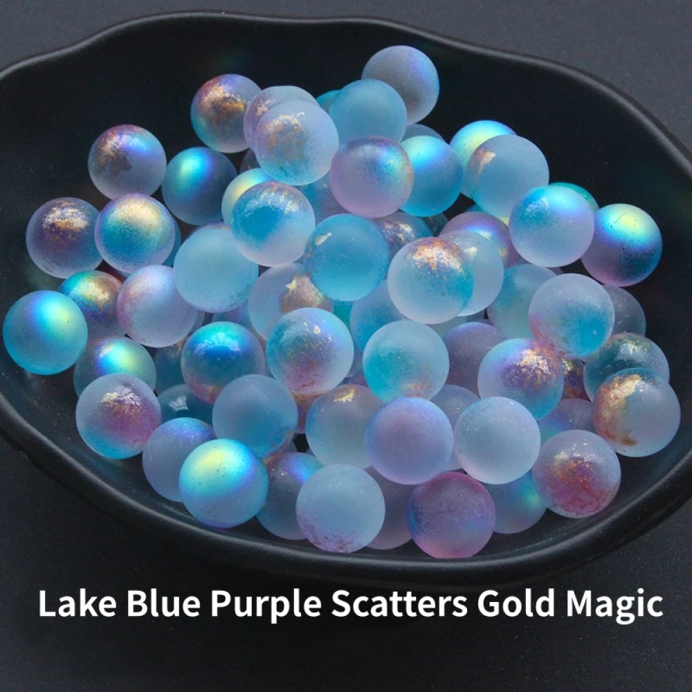 Мраморные стеклянные бусины со звездным спектром забавные мраморные аксессуары