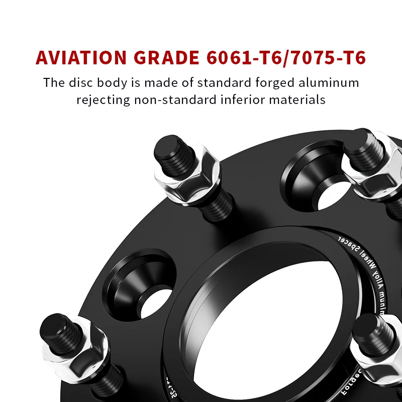 Teeze 24 шт. 5x139,7 CB 108 мм ступица центральный черный кованый адаптер проставки колеса T6-7075 концентратор для Suzuki Jimny 2530354050 мм (art.: 3920d209296cd) - 3920d209296cd