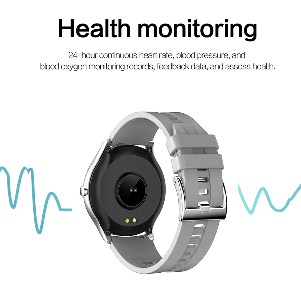 

Смарт-часы с тонометром, оксиметром, круглым циферблатом и камерой, 1,28 дюйма