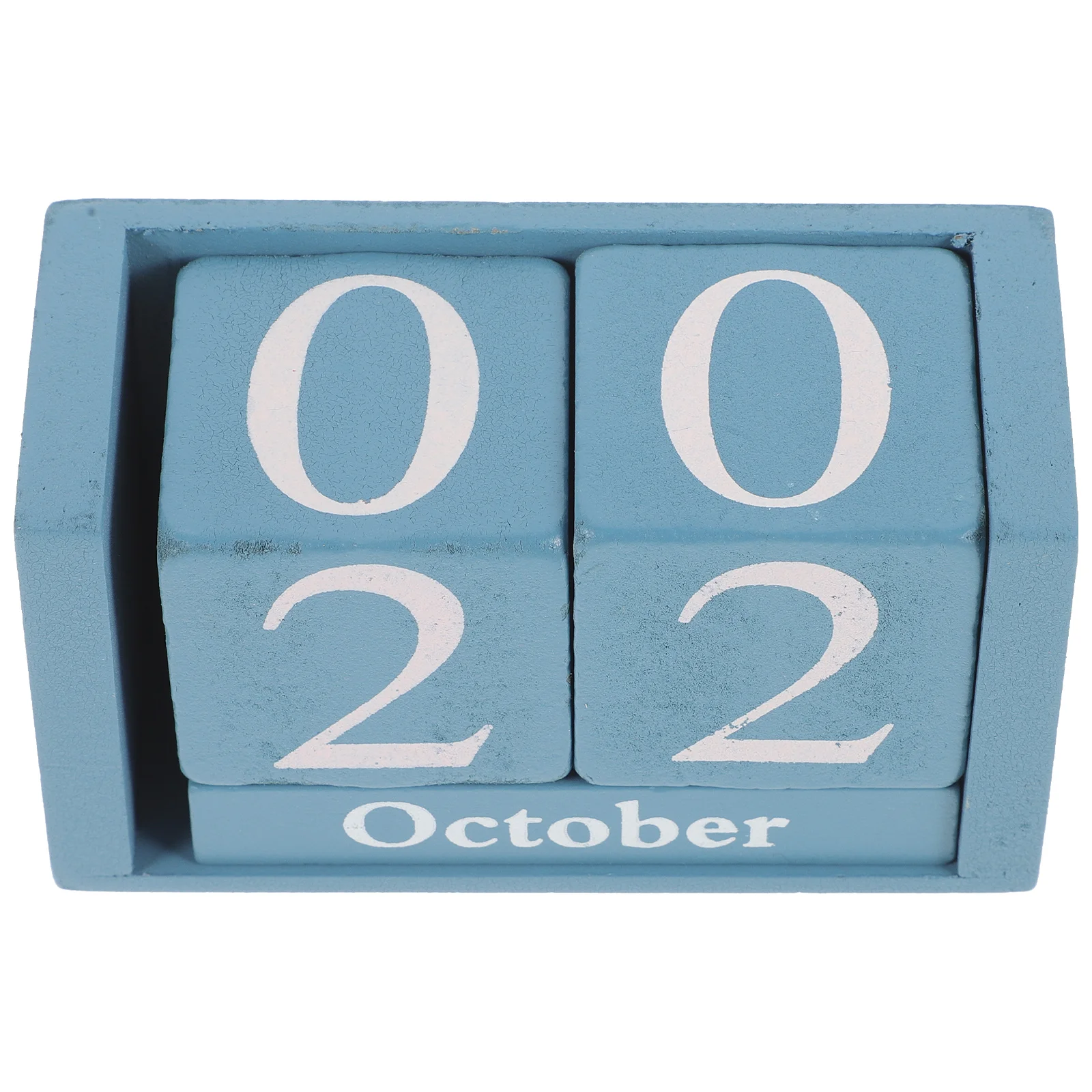 

Wooden Perpetual Calendar Desk Block Home Furnishings Simple Living Room Decoration Teacher Table Office Woodsy