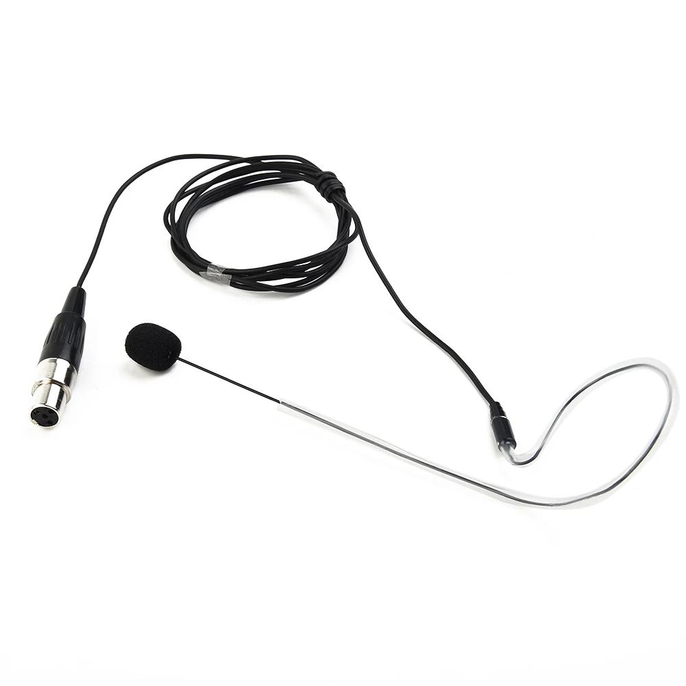 

Headset Microphone Single Earhook Cardioid Mic XLR 4Pin For Shure Wireless Black Microphone Cover Musical Instrument Accessories