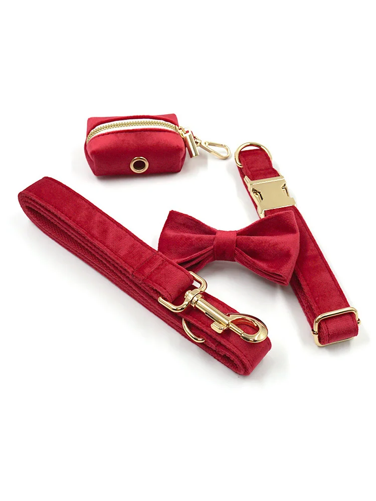 Ожерелье с красной собакой портативная мусорная корзина индивидуальный костюм