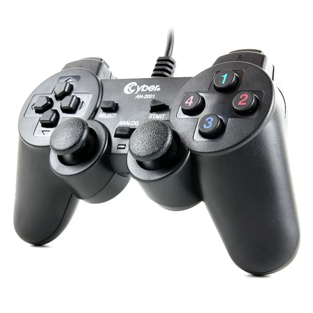 

Analog Usb Computer Game Handle Ergonomic Design Practical Products
