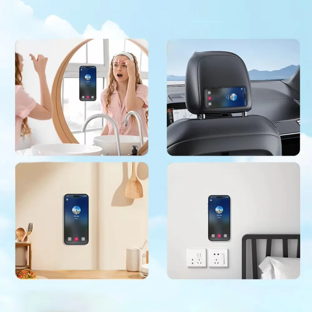 Магнитный настенный держатель для смартфона магнитные наклейки селфи настенные