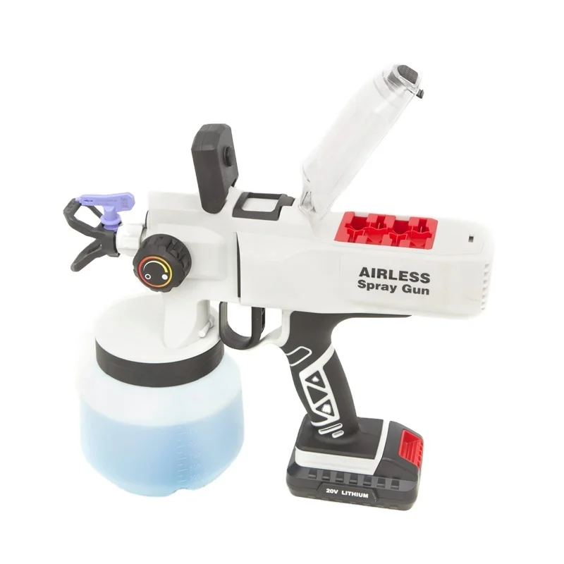 Ручной ремонтный безвоздушный распылитель краски с литиевой батареей