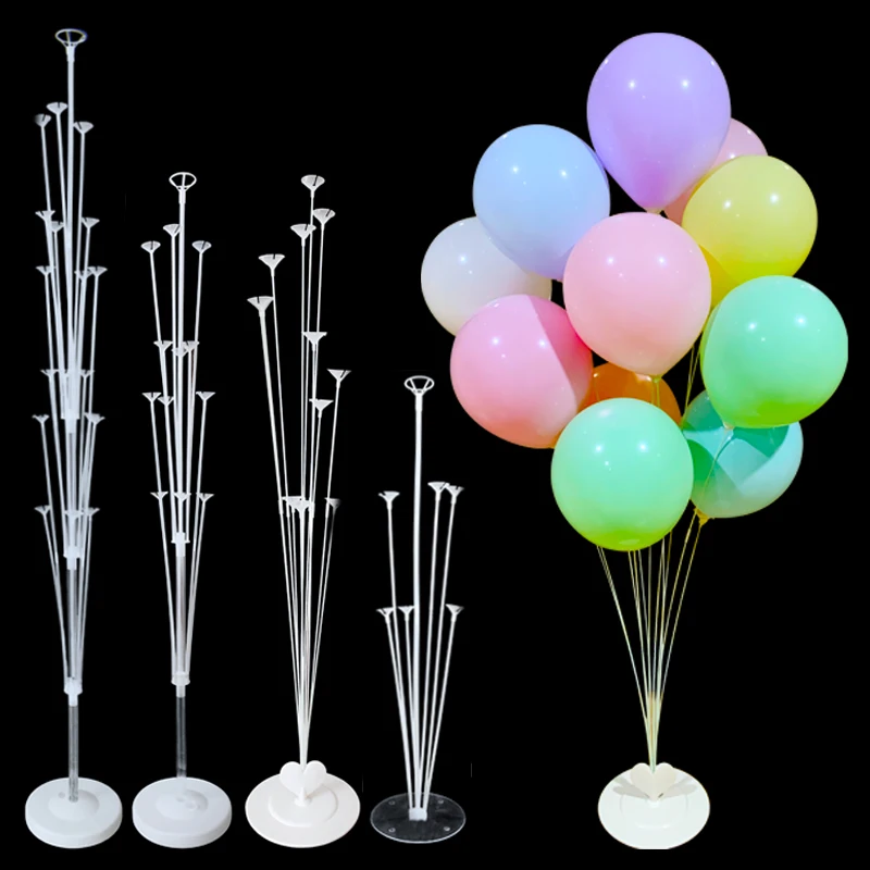 

11/13/19 Tubes Balloons Stand Holder Column Confetti Balloons Happy Birthday Ballon Kids Baby Shower Wedding Party Decoration