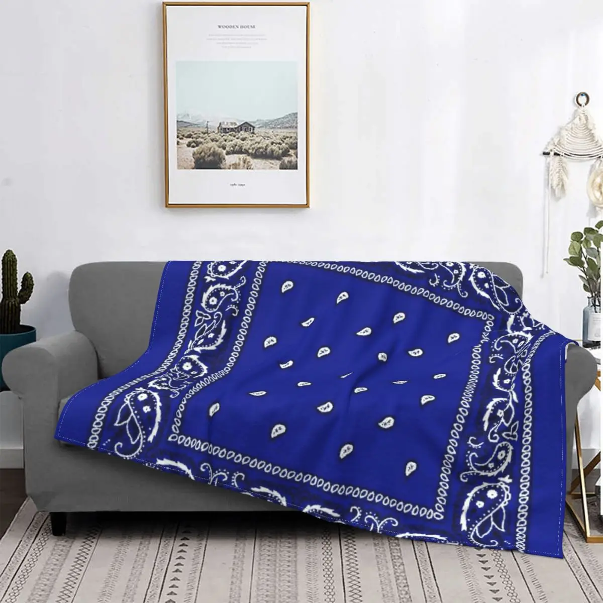 

Синяя Бандана одеяло покрывало для кровати плед муслиновое детское одеяло летнее одеяло постельные принадлежности и покрывала одеяла для ...