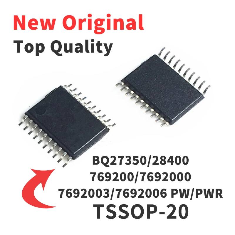

Чип BQ7692003PWR BQ7692000PWR BQ28400PWR BQ27350PWR BQ7692006PWR TSSOP20, новый оригинальный чип IC, 1 шт.