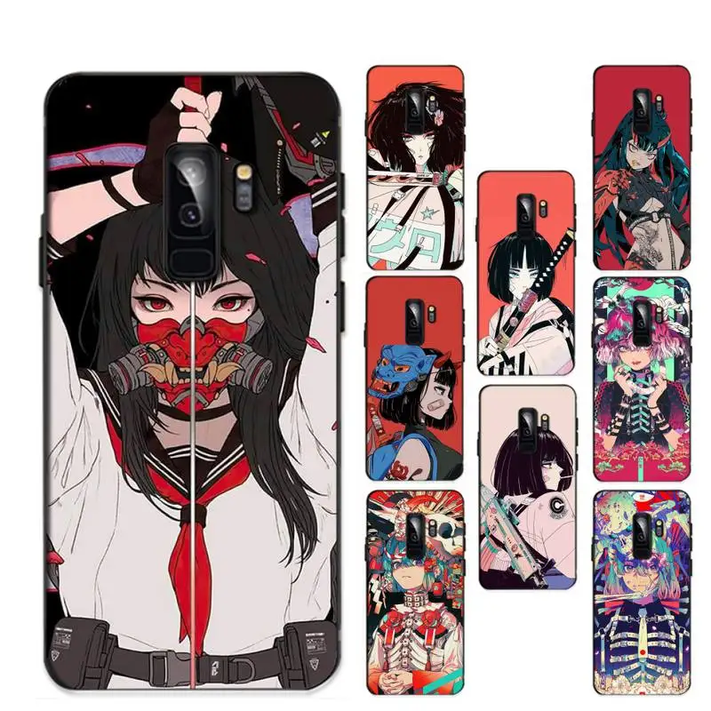 

Japanese Style Anime Girl Phone Case for Samsung A51 A30s A52 A71 A12 for Huawei Honor 10i for OPPO vivo Y11 cover