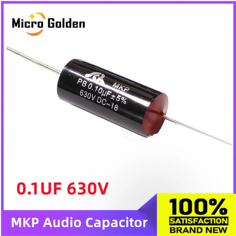 

(4pcs) Suellen SCR 0.1UF 630V 104J 100NF Fever MKP HiFi Coupled Divided Frequency Decoupled Poleless Axial Audio Film Capacitor