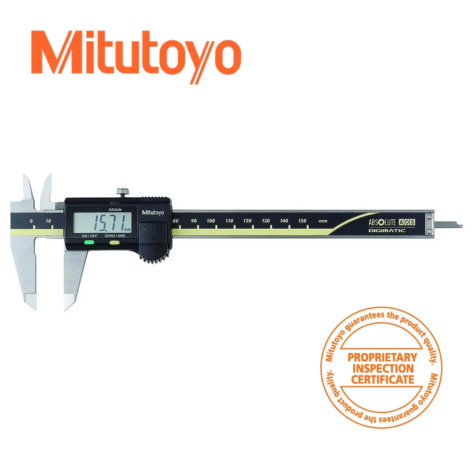 

Mitutoyo 500-181-30 Absolute AOS Digimatic Caliper , Range 0-150mm, Metric