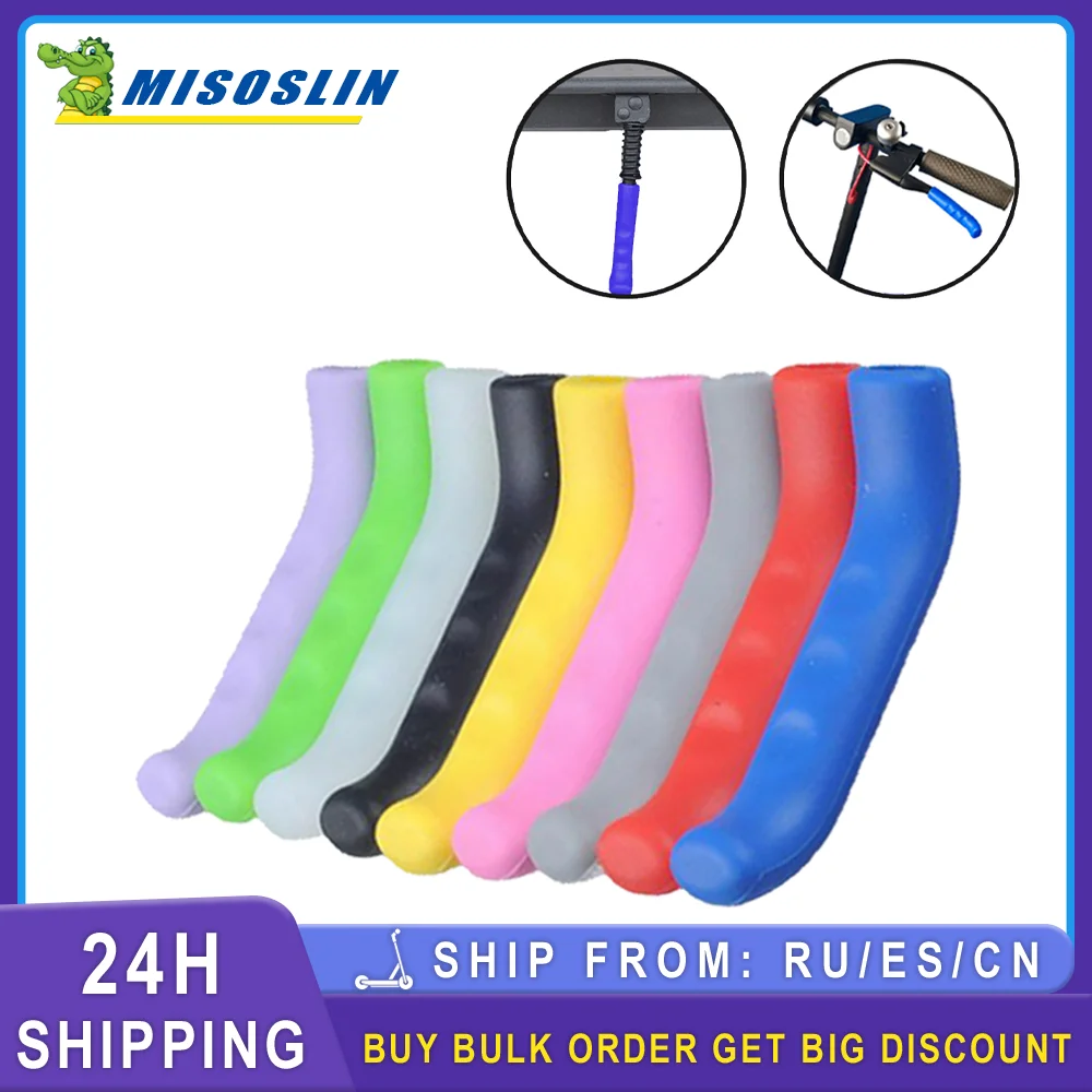 

Силиконовые Рычажные ручки, противоскользящая Тормозная ручка, силиконовый чехол для рычага для Xiaomi M365 PRO, чехол для поддержки ног электрического скутера