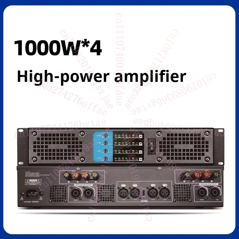 Цифровой усилитель мощности CA Dual Audio 1000 Вт при 8 Ом (2x4) для конференций, домашнего караоке и сценических выступлений (art.: 3920da7244eaa) - 3920da7244eaa