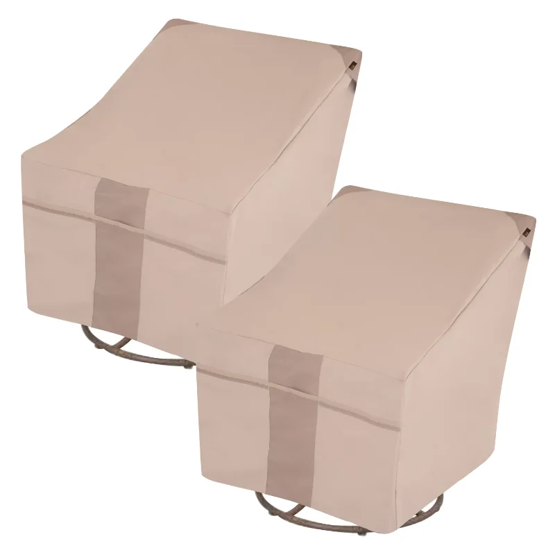 

Monterey Patio Swivel Lounge Chair Cover, 2-Pack, 37.5"L X 39.25"W X 38.5"H, Beige