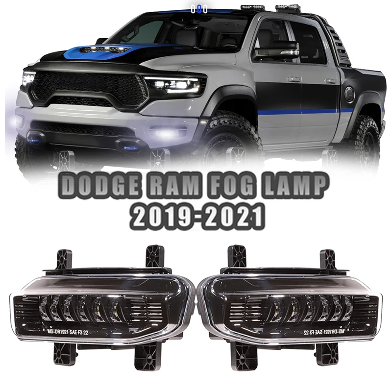 

Левая и правая Автомобильная фонари, противотуманные фары для Dodge Ram 1500 2500 3500 2019 2020, передний нижний бампер, лампы для вождения, дневные линзы