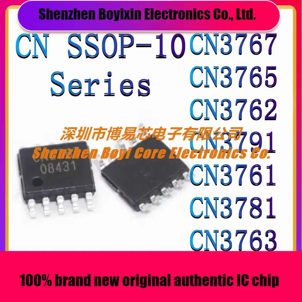 

CN3767 CN3765 CN3762 CN3791 CN3761 CN3781 CN3763 Battery charge management chip IC SSOP-10
