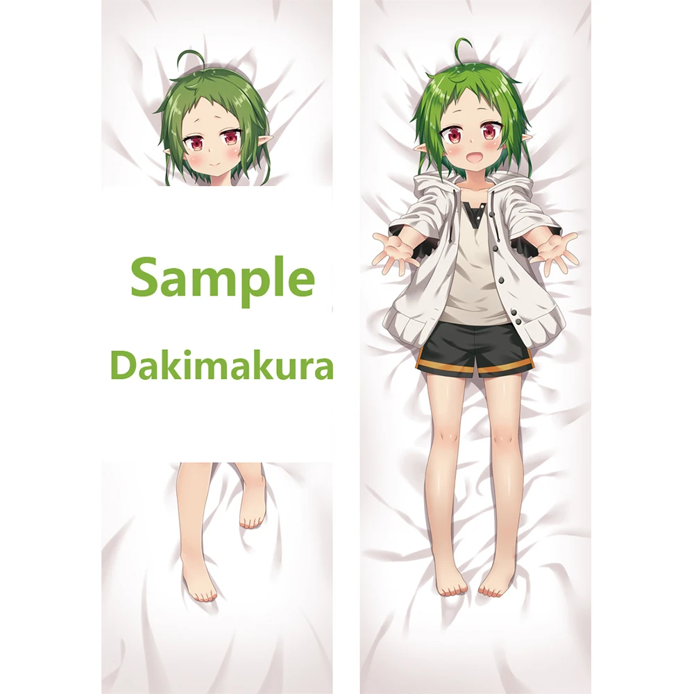 

Наволочка для подушки в стиле аниме Dakimakura Mushoku Tensei: Бесшумная, рейнгленя, сильфит, обнимающая тело, наволочка для подушки, x 50 см