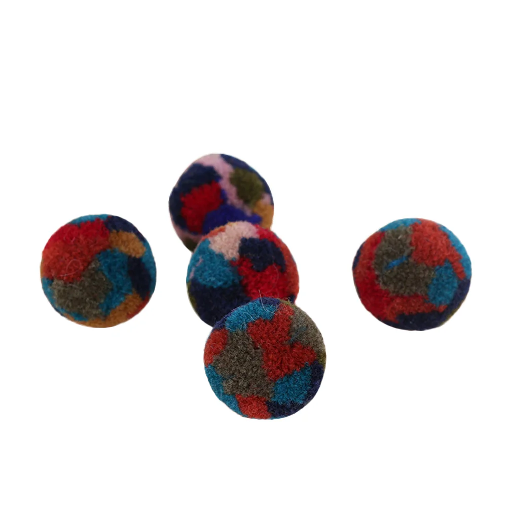 

40-Piece Creative Unique Colorful Fashion 2.5cm Plush for Making Projects