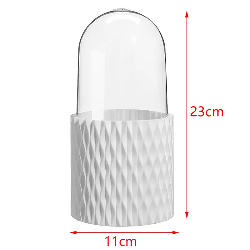 Портативный Настольный косметический Органайзер вращающийся на 360 ° помада