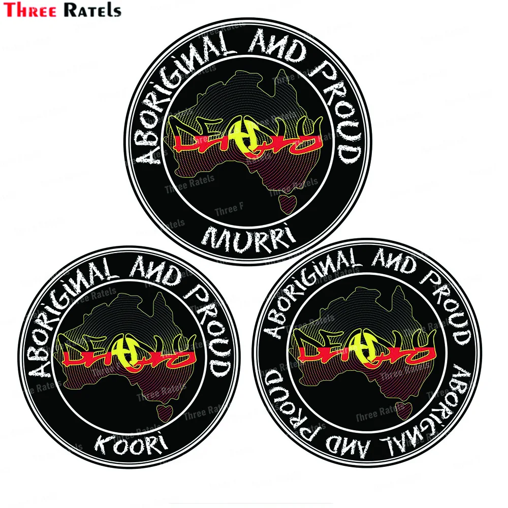 

Three Ratels K289, аборигенные и крутящиеся смертоносные автомобильные наклейки Murri, автомобильные аксессуары, наклейки