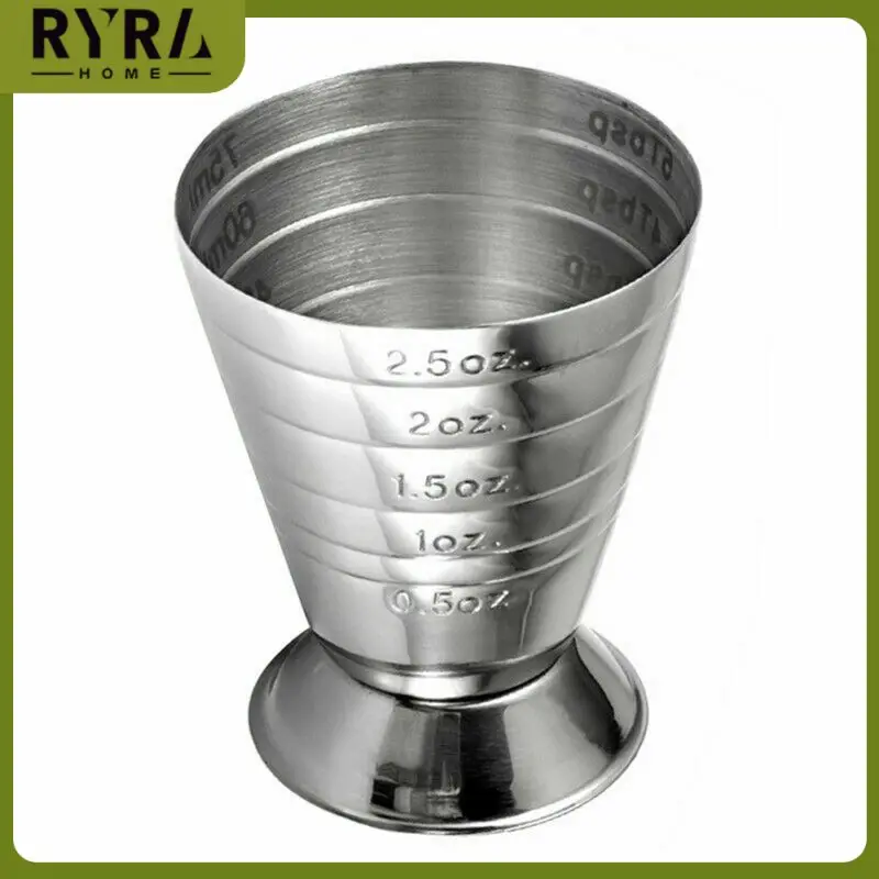 

Cocktail Glass 304 Universal Stainless Steel Ounce Cup Measuring Cup Graduated Measuring Ring