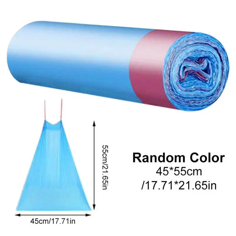 

Биоразлагаемые мешки для мусора, прочные мешки из переработанного материала, 1 рулон/15 штук, мешки для мусора, переработка толщины мешка для ...