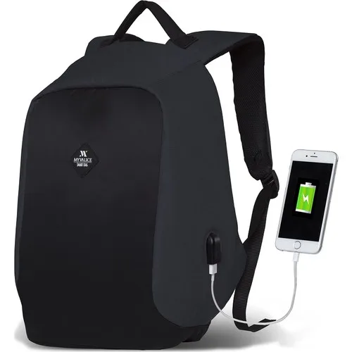 

My Valice Smart Bag Secret Usb Charger Input Smart Backpack Smoked