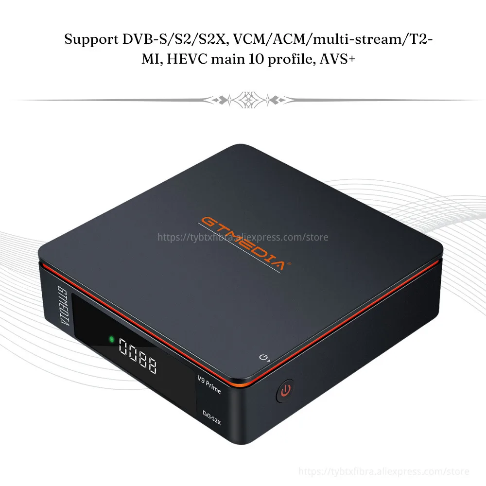 Спутниковый ресивер GTMEDIA V9 Prime mars DVB-S/S2/S2X HEVC основной 10-профиль Встроенный 2 4G WIFI 1080P