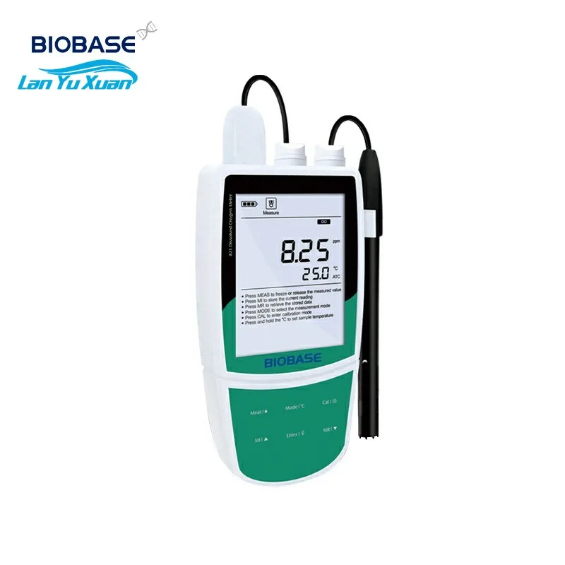 

BIOBASE Dissolved Oxygen Meter High Quality Medical Equipments Tester Portable Dissolved Oxygen Meter PH-821