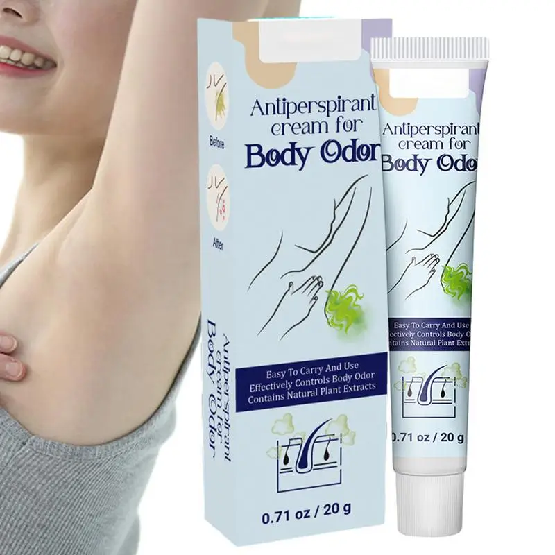 

Body Odor Eliminator For Men Armpit Odor Treat 0.71 Oz Underarm Odor Protection Floral Scent Smell Armpit Sweat Odor Treat Cream