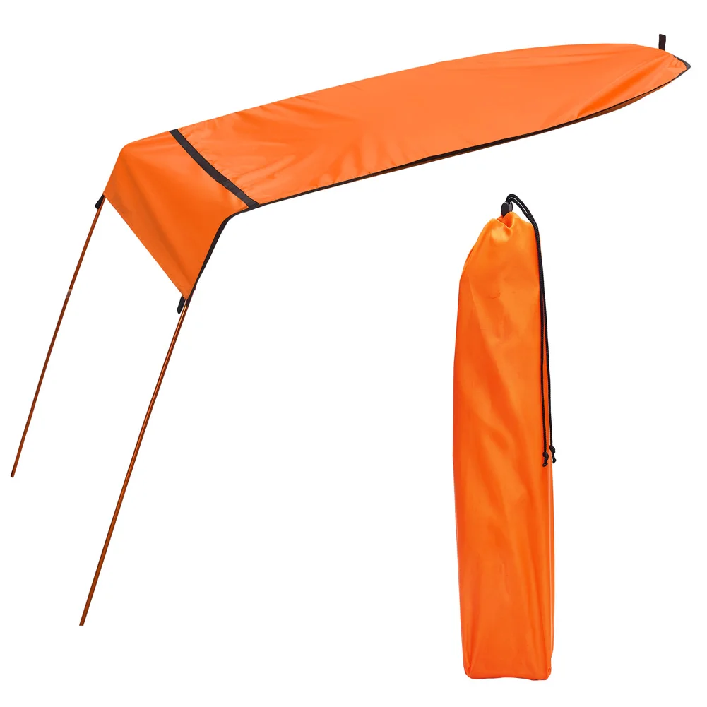 

Universal Foldable Boat Awning Set Lightweight Single Kayak Canoe Sun Shade Awning Canopy Yacht Tourism Water Sports Supplies