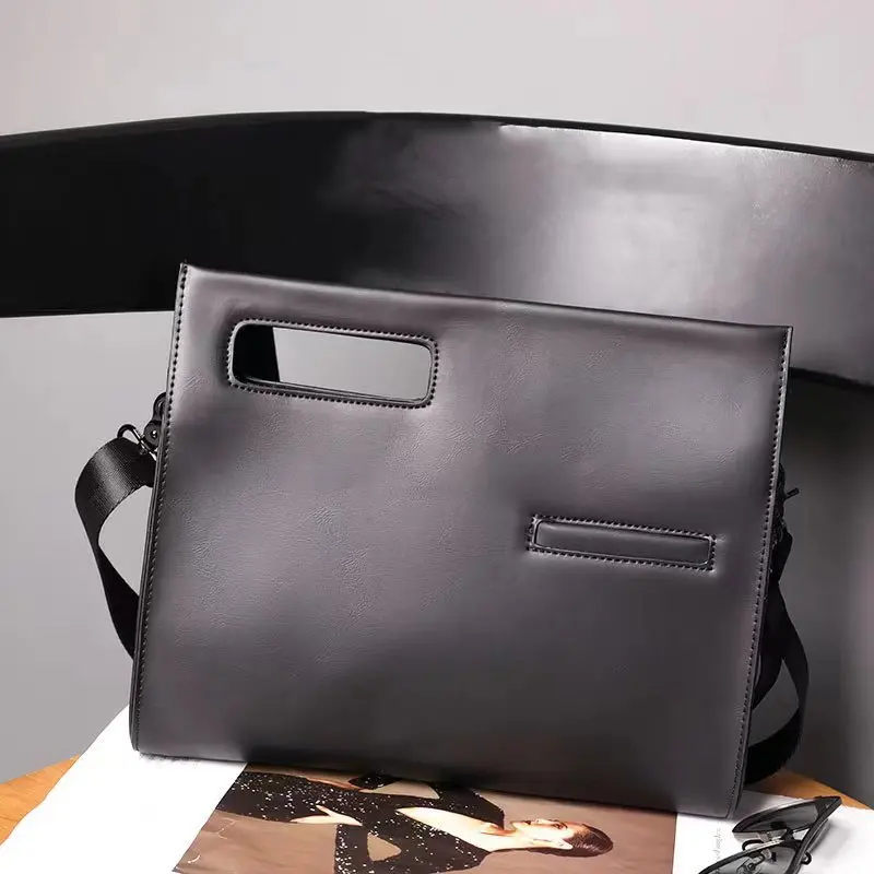

New Men's Handbag Shoulder Korean Messenger Style Bag Crossbody Business Vintage 2023 Bag Bags Document Fashion Clutches Men