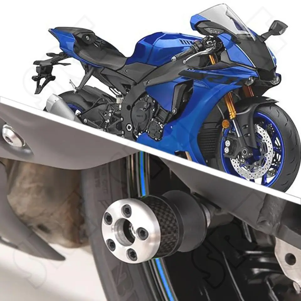 For Yamaha YZF R1 R6 R3 R15 YZF-R1M RIS YZF-R6 YZF-R3 R25 R125 Motorcycle Swingarm Spools Stand Screws Carbon striae Slider Kit