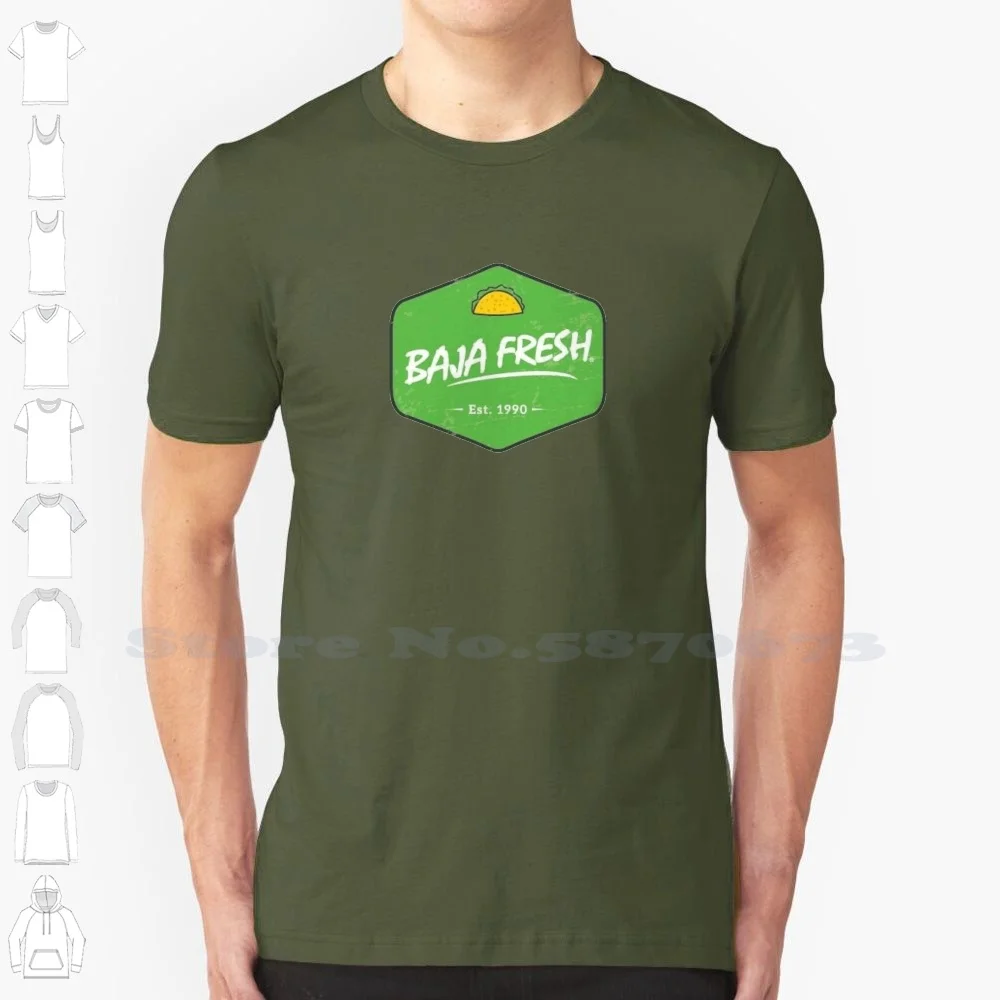 

Baja Fresh Logo Unisex Clothing 2023 Streetwear Printed Brand Logo T-shirt Graphic Tee