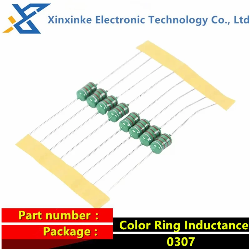 20 шт. 0307 1/4 Вт цветное кольцо индуктивности 0 1/1/1 8/2 2/3 3/4 7/6