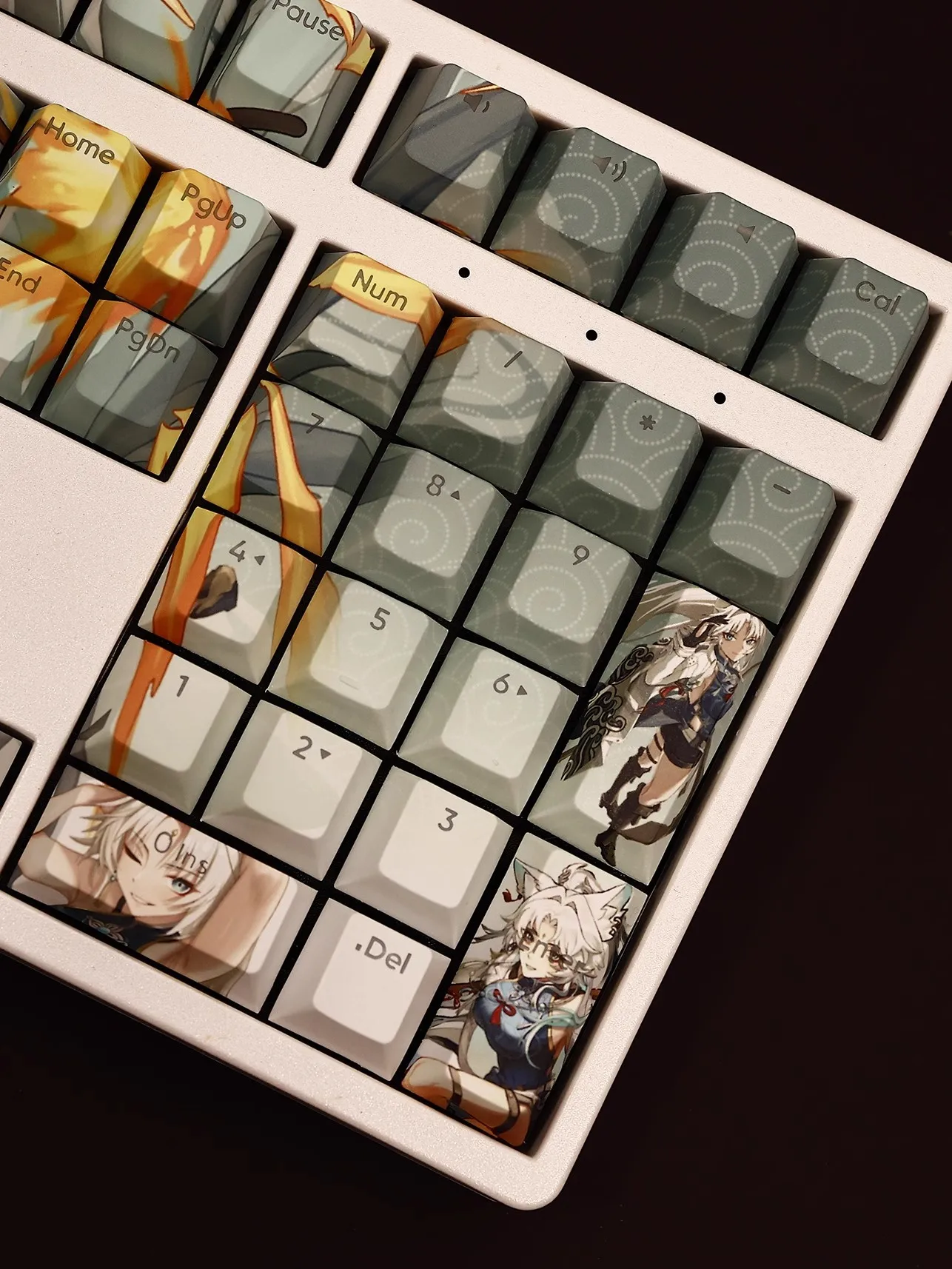 Колпачки для клавиш с подсветкой Honkai Star Rail Feixiao 108 клавиш/комплект