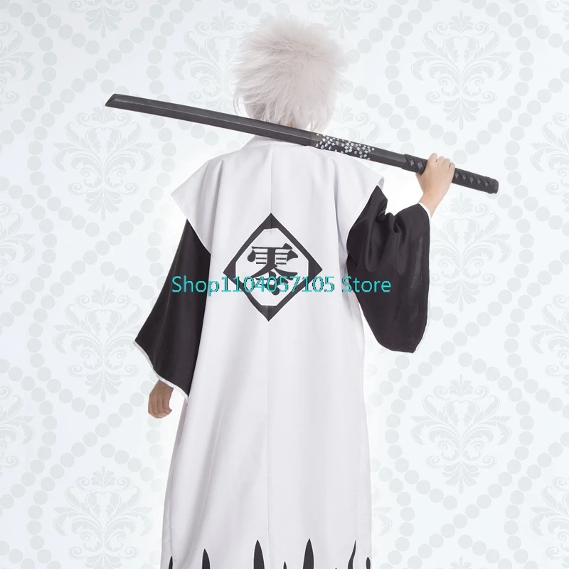 Gotei 13 COSPLAY Haori Soi Fon Косплей Костюм от 1 до 13-го отделения Капитан Айзен Сосуке Халат