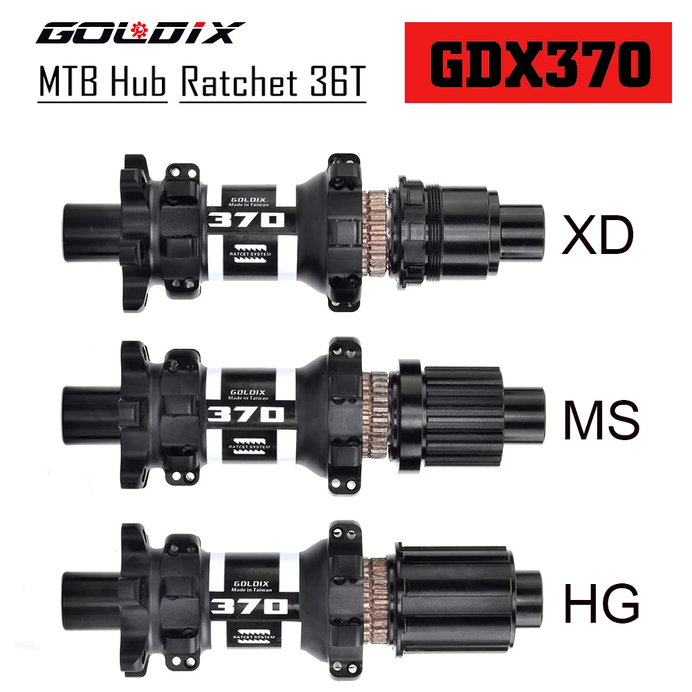 

Велосипедная втулка GOLDIX GDX370, герметичный подшипник 10S 11S 12S, втулка дискового тормоза, прямой вытяжной 28H храповый 36T BOOST MTB втулка