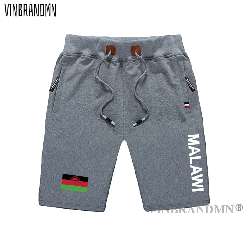 Мужские шорты Malawi пляжные мужские для тренировок с флагом карманом на молнии пот