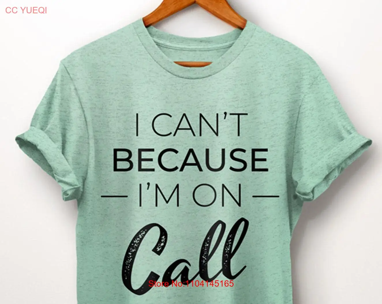 Футболка медсестры Я не могу потому что я вызов с монограммой для