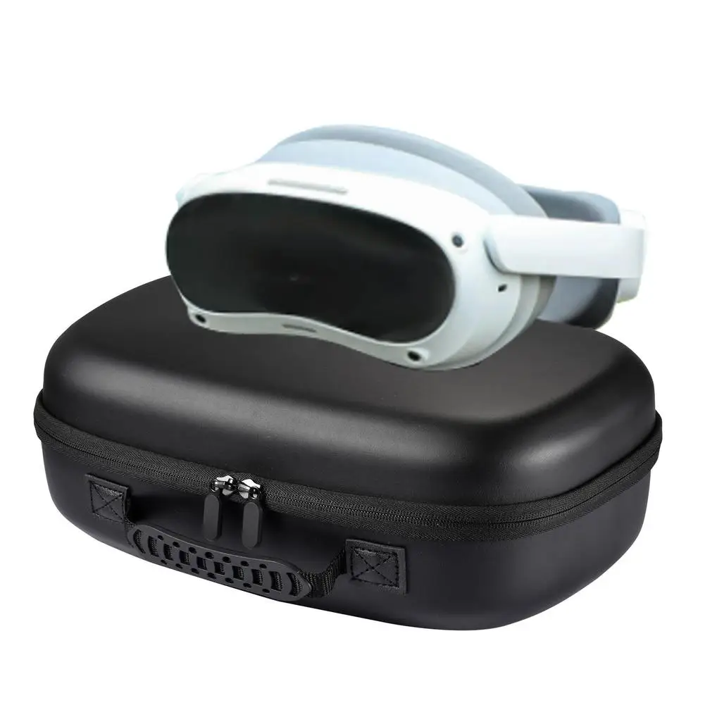 

Чехол для очков виртуальной реальности, Жесткий Чехол для переноски, дорожная сумка, подходит для очков Pico 4 VR, аксессуары для игровых наушни...