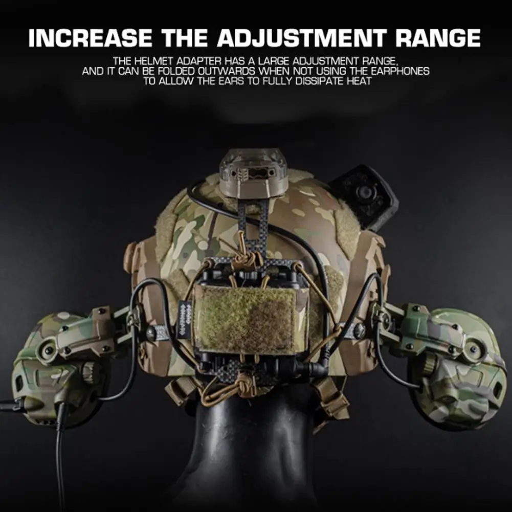 

Gen 6 Communication Headset Head Mounted Noise Reduction Headset Silicone Earmuffs (no Pickup) HD-17-A Helmet Microphone L/F