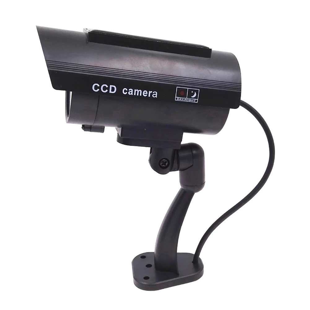 

Dummy Flashing Solar Powered CCTV Home Fake Security Imitation Warning Red LED Light Waterproof Simulation Surveillance Camera