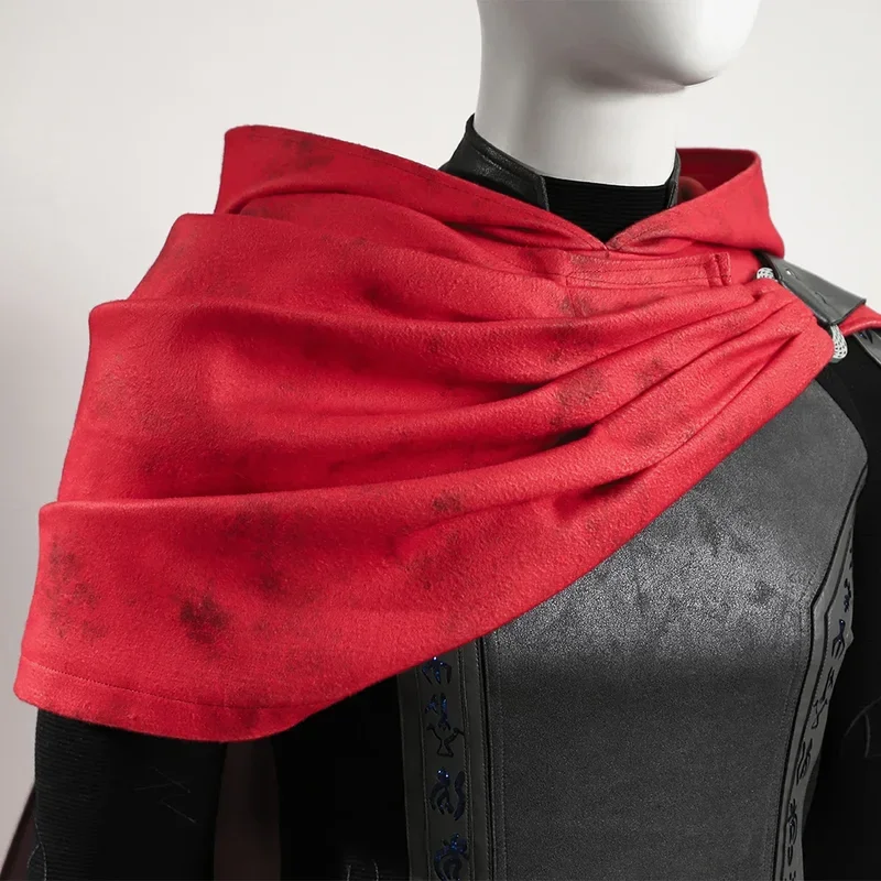 FC6Взрослый мужчина Агата Косплей All Along William Kaplan Костюм Кожаный топ Брюки Наряд