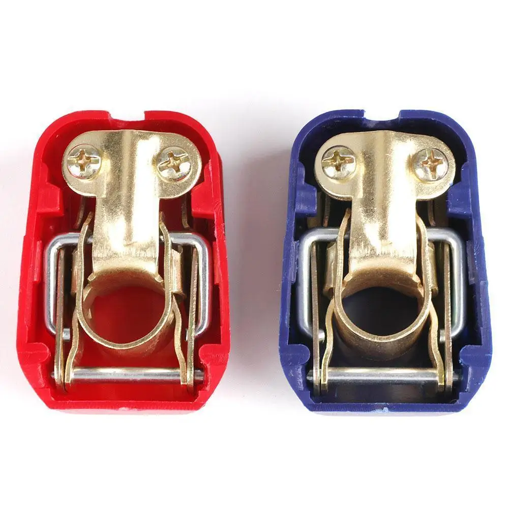 

A Pair Positive & Negative Electrode Quick Release Connector Car Accessories Off Clamps Terminals Car Battery Lift P0f4