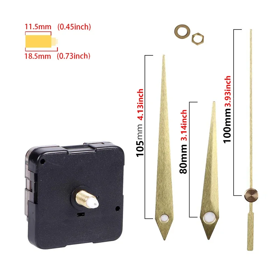 Бесшумный кварцевый механизм для настенных часов CZCP