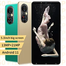 Smartphone P50 Pro 5.3 Inch HD 4G/5G Android 11 8GB 512GB Smart Cell Hand Moblie Phone Global Version Dual SIM Celulares Telefon