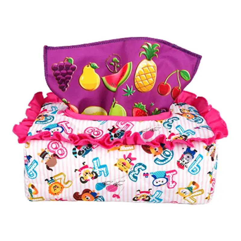 

Baby Tissue Box Toy Soft Stuffed Magic Baby Tissue Box Toy With Colorful Soft Scarves Magic Baby Tissue Box Toy Early Learning